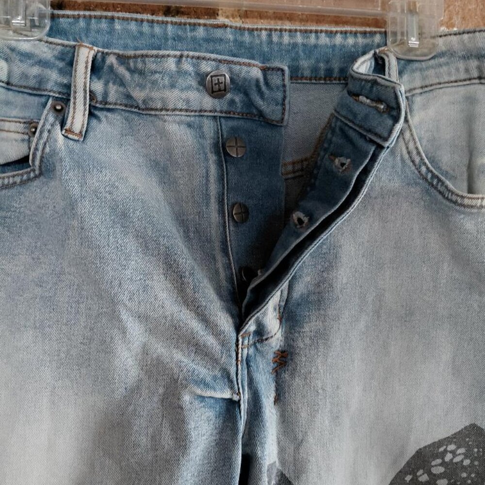 NWOT Ksubi Chitchi Kut Nimbus Button Front Jeans - image 3